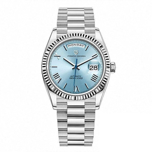 New PAGANI DESIGN 42MM Men Mechanical Watches Commercial NH35 Automatic Watch 100M Waterproof Stainless Steel Watch for Men