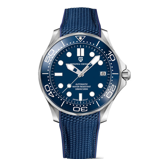 Men's Self-Winding Luxury Dive Watch with Super Luminous Dial