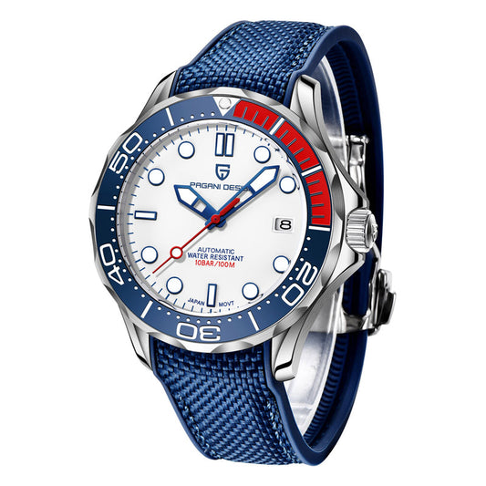 Men's Self-Winding Luxury Dive Watch with Super Luminous Dial