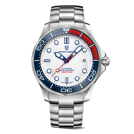 Men's Self-Winding Luxury Dive Watch with Super Luminous Dial