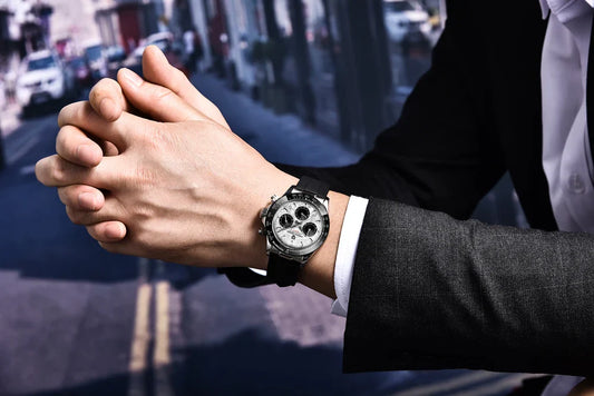 Sleek Stainless Steel Numberless Watch