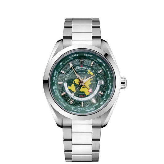 Elegant Round Display Watch with Japanese Movement