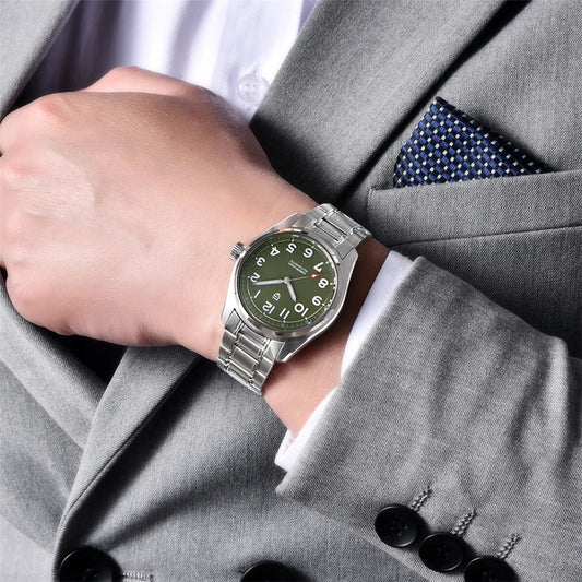 Elegant Automatic Dive Watch with Sapphire Crystal