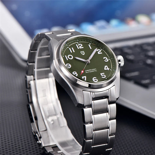 Elegant Automatic Dive Watch with Sapphire Crystal