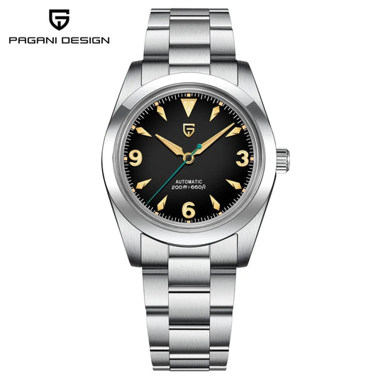 Sleek Round Dial Watch with Arabic Numerals