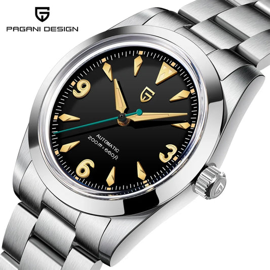 Sleek Round Dial Watch with Arabic Numerals