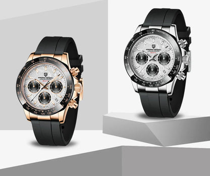Sleek Stainless Steel Numberless Watch
