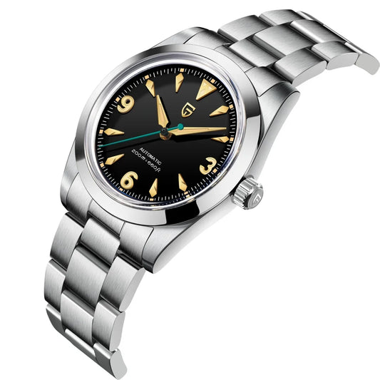 Sleek Round Dial Watch with Arabic Numerals