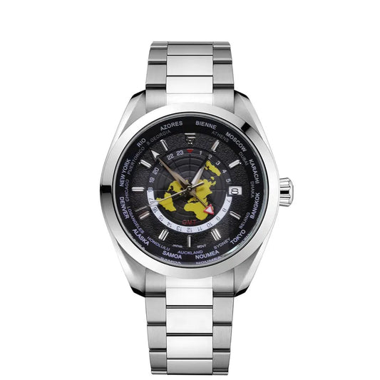 Elegant Round Display Watch with Japanese Movement