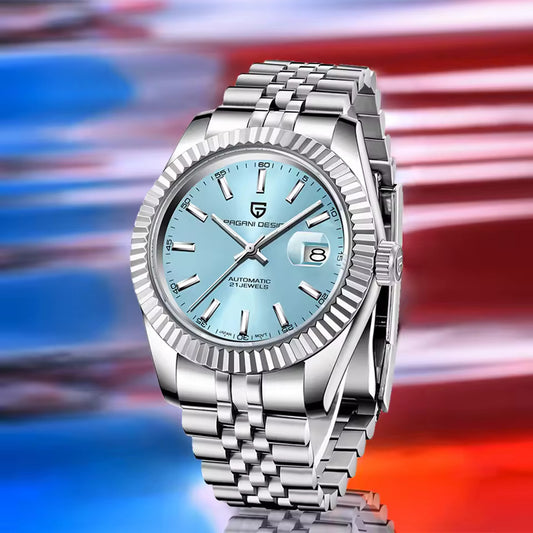 New PAGANI DESIGN 42MM Men Mechanical Watches Commercial NH35 Automatic Watch 100M Waterproof Stainless Steel Watch for Men