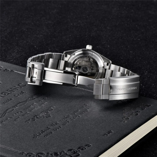 Sleek Round Dial Watch with Arabic Numerals
