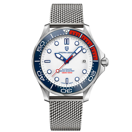 Men's Self-Winding Luxury Dive Watch with Super Luminous Dial