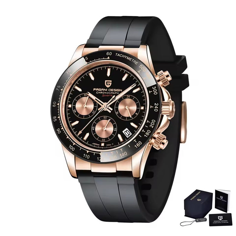 Sleek Stainless Steel Numberless Watch