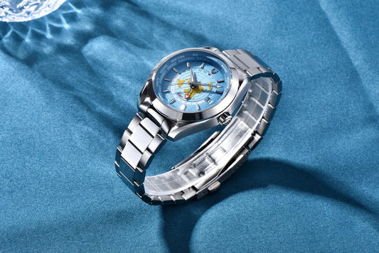 Elegant Round Display Watch with Japanese Movement