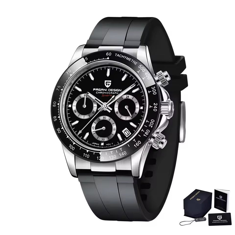 Sleek Stainless Steel Numberless Watch