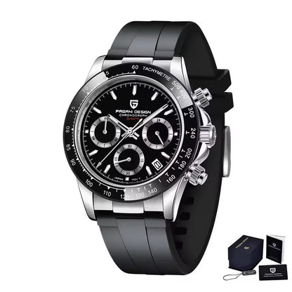 Sleek Stainless Steel Numberless Watch
