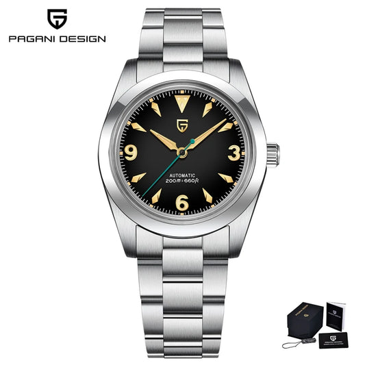 Sleek Round Dial Watch with Arabic Numerals