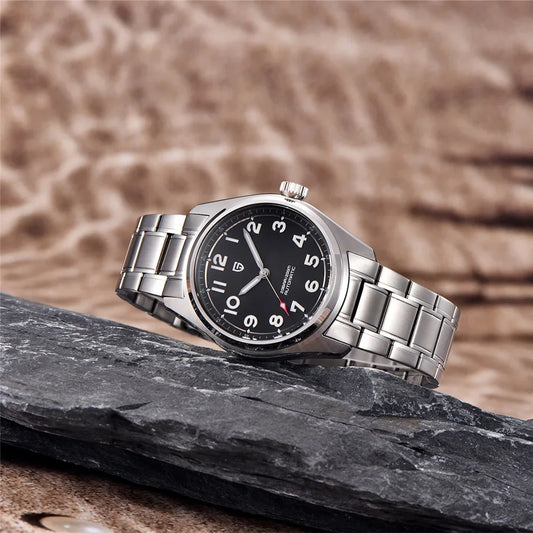 Elegant Automatic Dive Watch with Sapphire Crystal