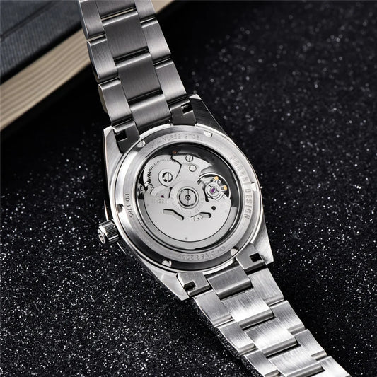 Sleek Round Dial Watch with Arabic Numerals