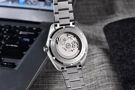 Elegant Round Display Watch with Japanese Movement