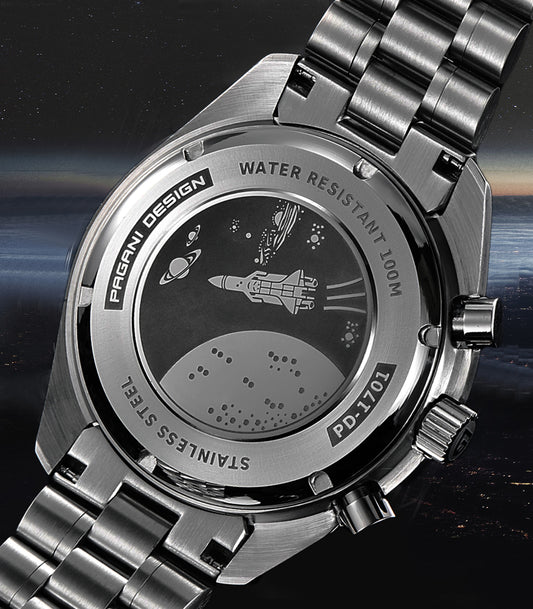 PD MoonEdge 2025 – Retro Mechanical Chronograph Watch