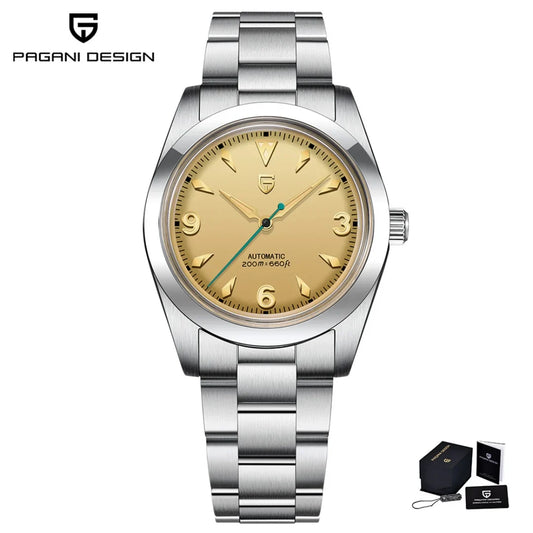 Sleek Round Dial Watch with Arabic Numerals