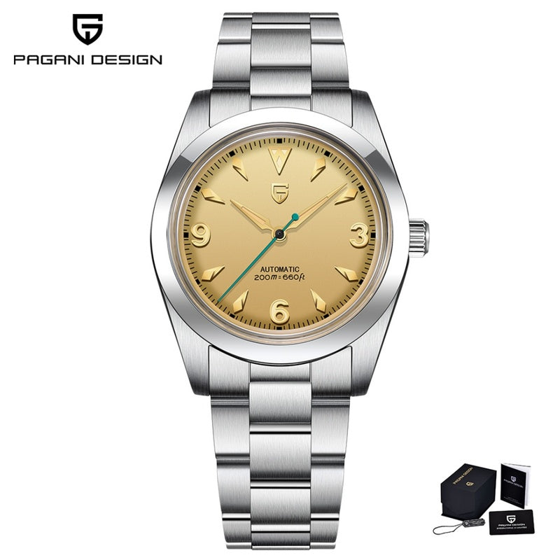 Sleek Round Dial Watch with Arabic Numerals