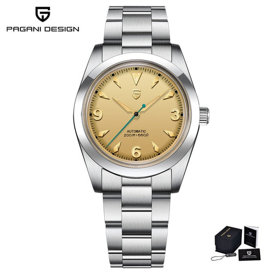 Sleek Round Dial Watch with Arabic Numerals